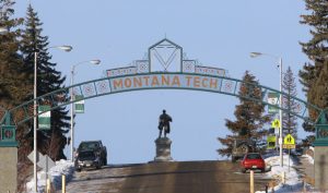 The Park Street entrance to Montana Tech, which was hit by a cheating ring during summer classes. Photo Courtesy of the Billings Gazette.