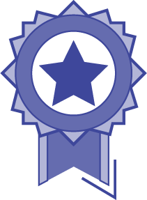 Purple Award Ribbon